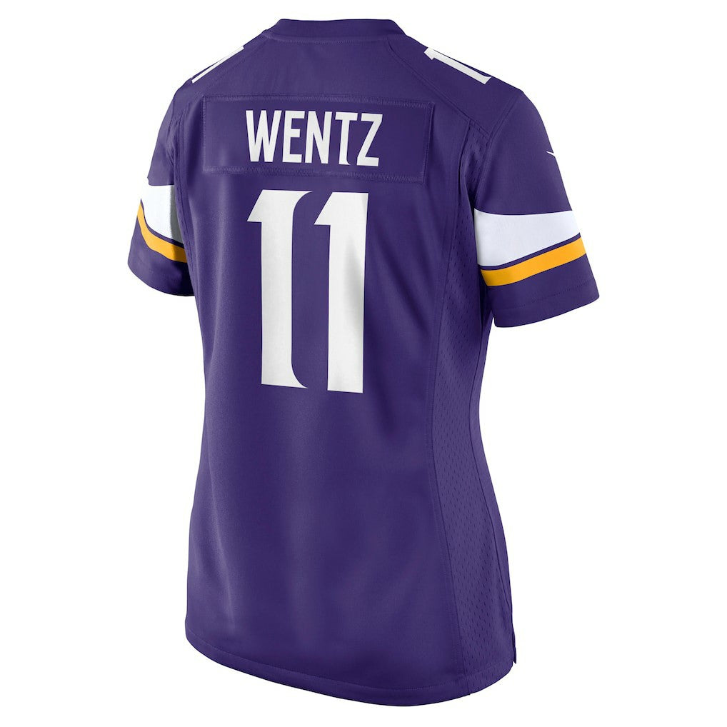 Carson Wentz Minnesota Vikings Women's Team Game Jersey Purple | Nike for Sale