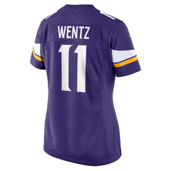 Carson Wentz Minnesota Vikings Women's Team Game Jersey Purple | Nike for Sale