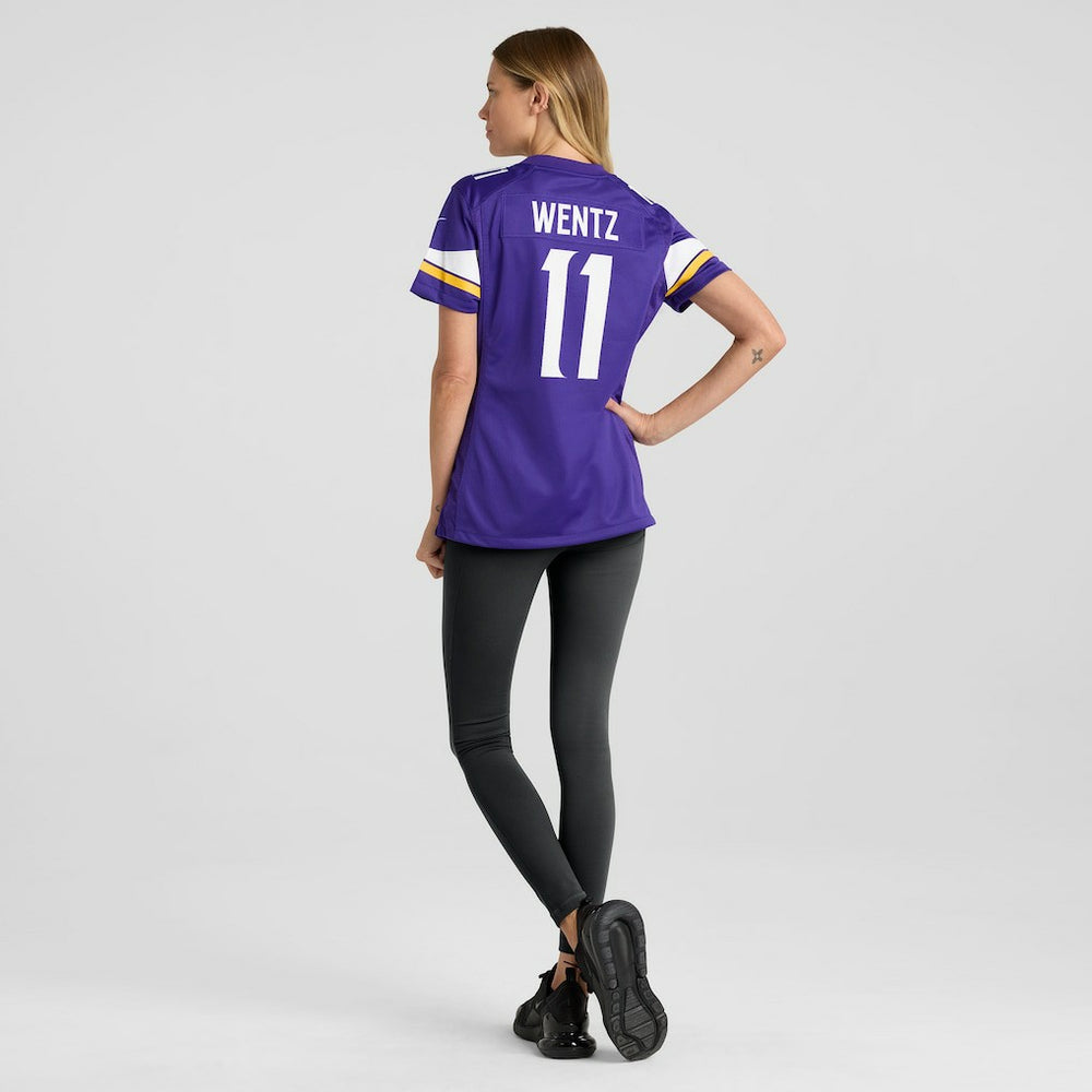 Carson Wentz Minnesota Vikings Women's Team Game Jersey Purple | Nike for Sale