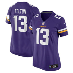 Tai Felton Minnesota Vikings Women's Team Game Jersey Purple | Nike for Sale