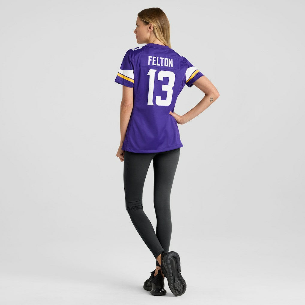 Tai Felton Minnesota Vikings Women's Team Game Jersey Purple | Nike for Sale