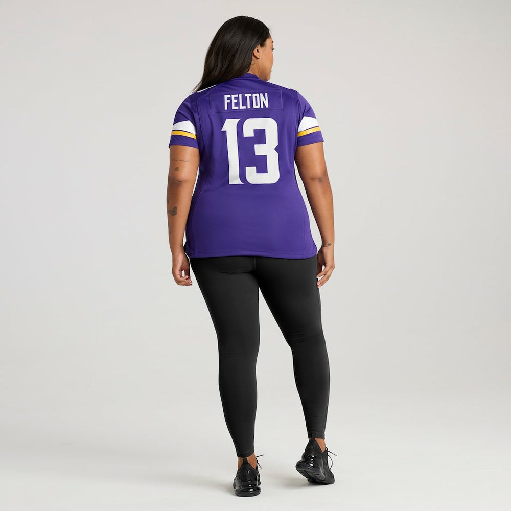 Tai Felton Minnesota Vikings Women's Team Game Jersey Purple | Nike for Sale