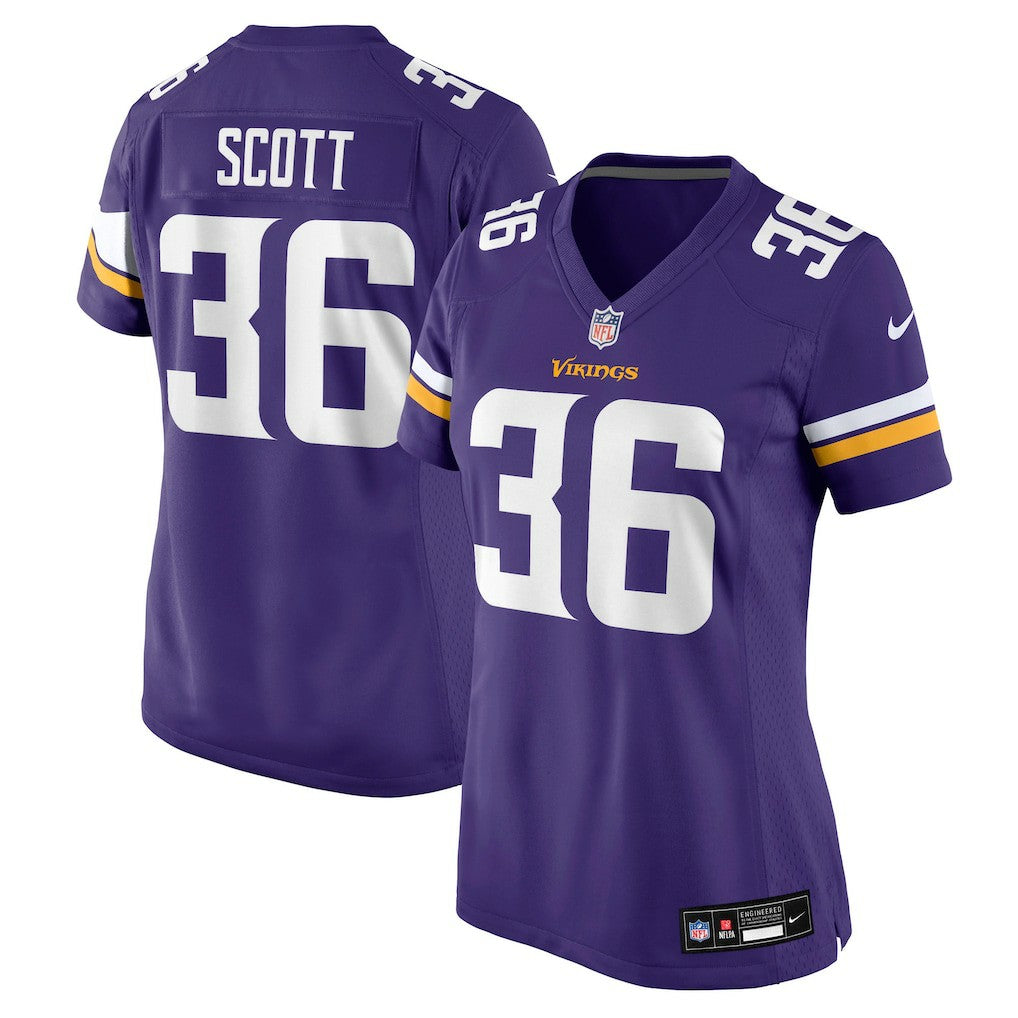Zavier Scott Minnesota Vikings Women's Team Game Jersey Purple | Nike for Sale