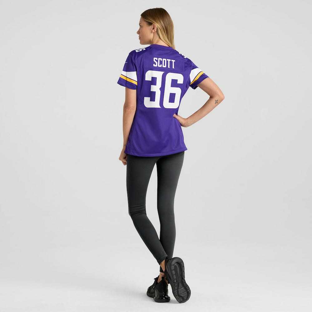 Zavier Scott Minnesota Vikings Women's Team Game Jersey Purple | Nike for Sale