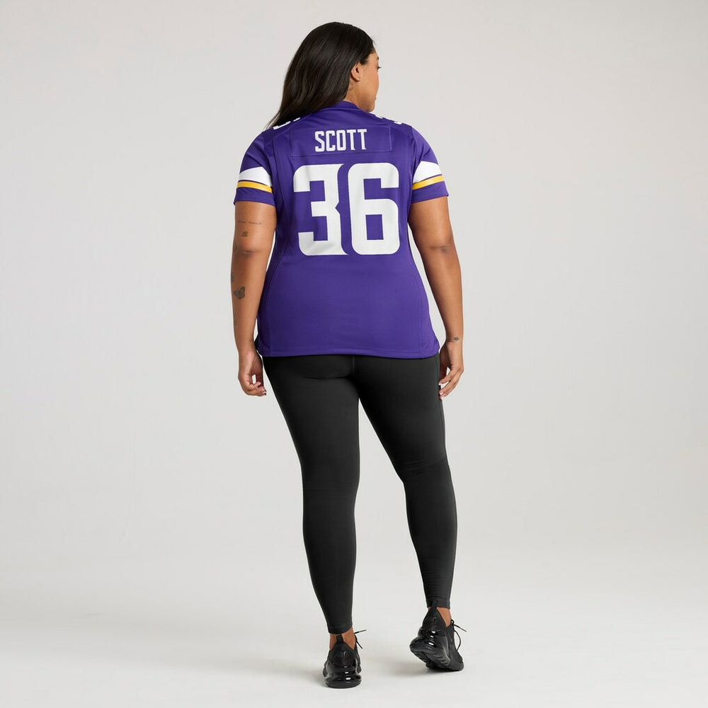 Zavier Scott Minnesota Vikings Women's Team Game Jersey Purple | Nike for Sale