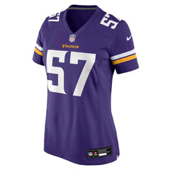 Chaz Chambliss Minnesota Vikings Women's Team Game Jersey Purple | Nike for Sale