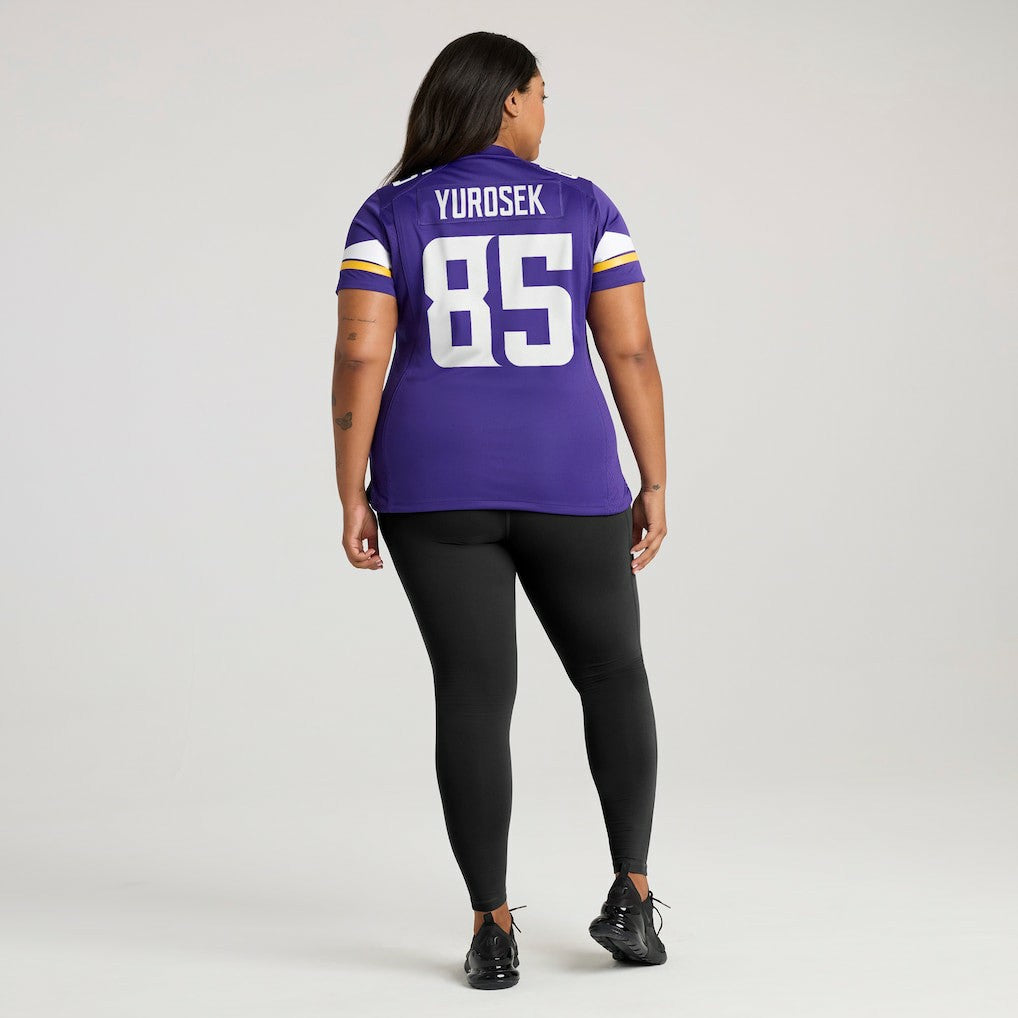 Ben Yurosek Minnesota Vikings Women's Team Game Jersey Purple | Nike for Sale
