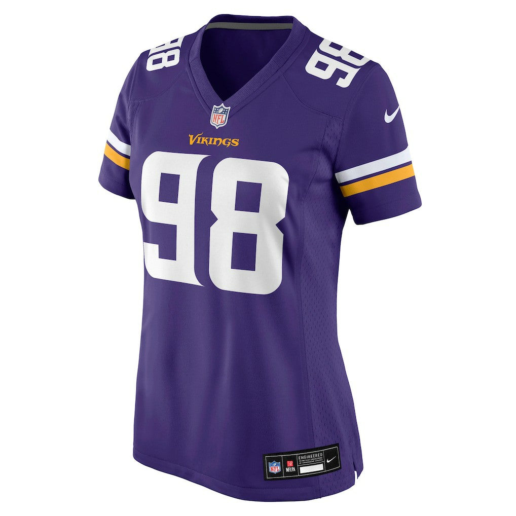 Bo Richter Minnesota Vikings Women's Team Game Jersey Purple | Nike for Sale