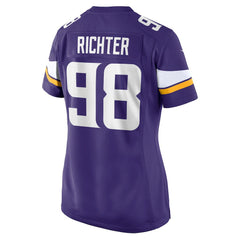 Bo Richter Minnesota Vikings Women's Team Game Jersey Purple | Nike for Sale