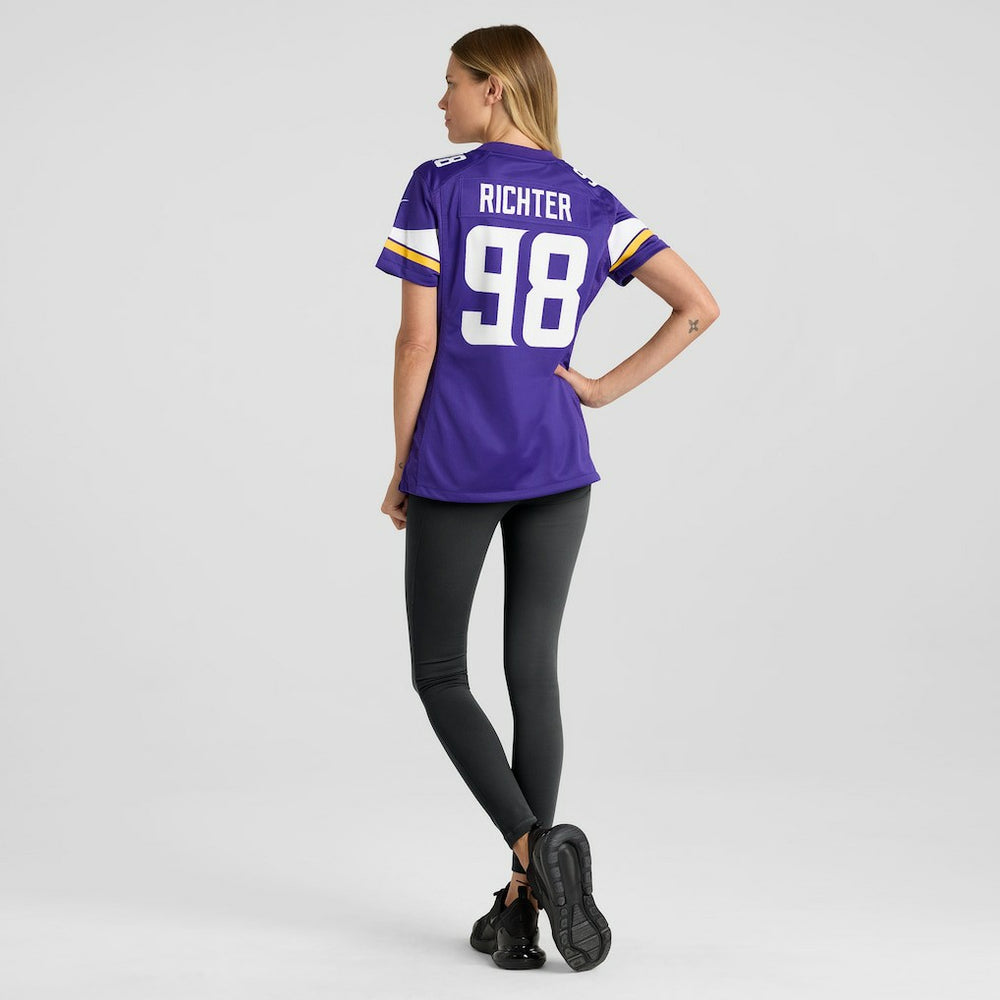 Bo Richter Minnesota Vikings Women's Team Game Jersey Purple | Nike for Sale