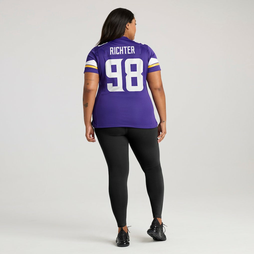 Bo Richter Minnesota Vikings Women's Team Game Jersey Purple | Nike for Sale