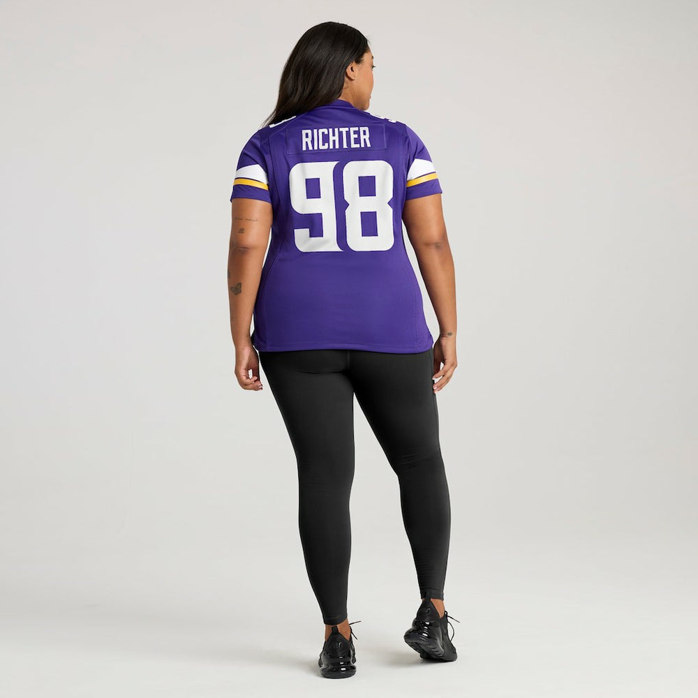 Bo Richter Minnesota Vikings Women's Team Game Jersey Purple | Nike for Sale