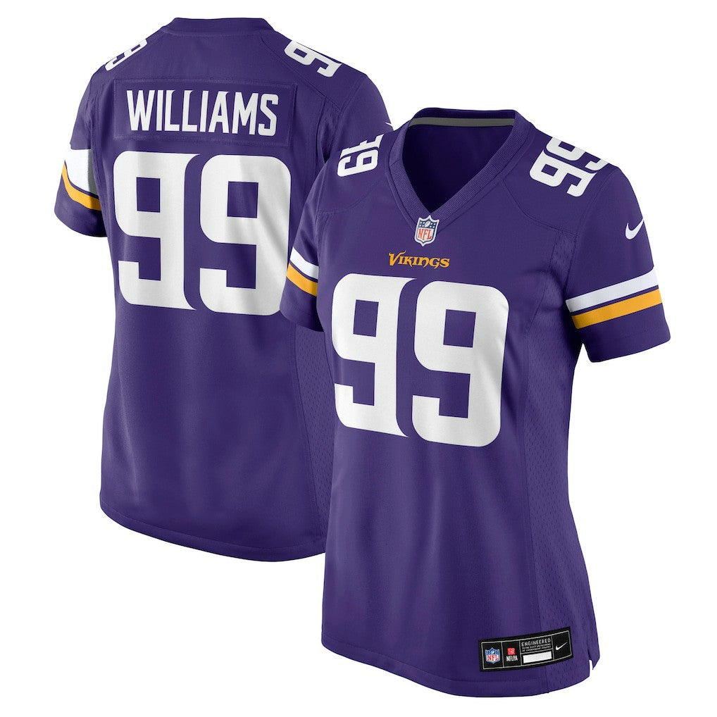 Elijah Williams Minnesota Vikings Women's Team Game Jersey Purple | Nike for Sale