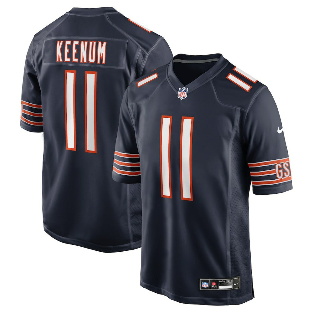 Case Keenum Chicago Bears Team Game Jersey Navy | Nike for Sale