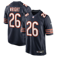 Nahshon Wright Chicago Bears Team Game Jersey Navy | Nike for Sale