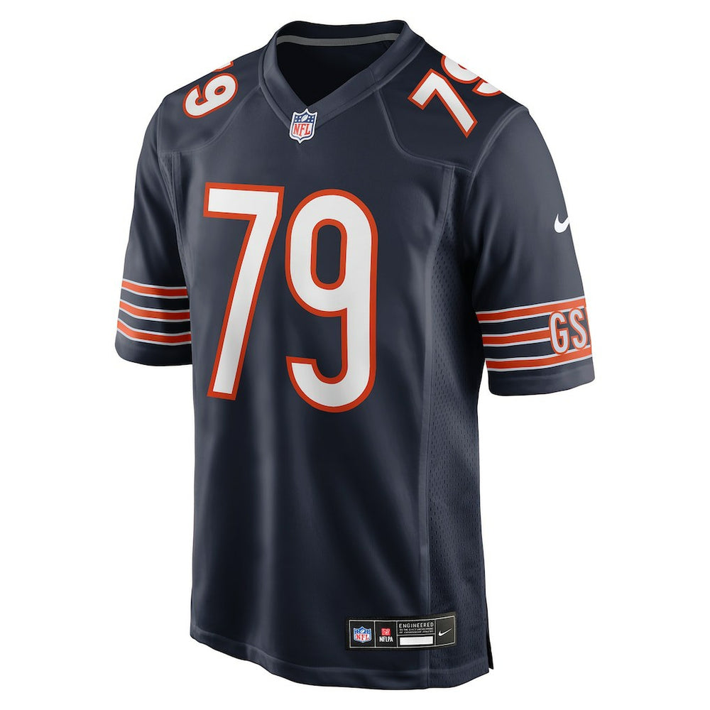 Theo Benedet Chicago Bears Team Game Jersey Navy | Nike for Sale
