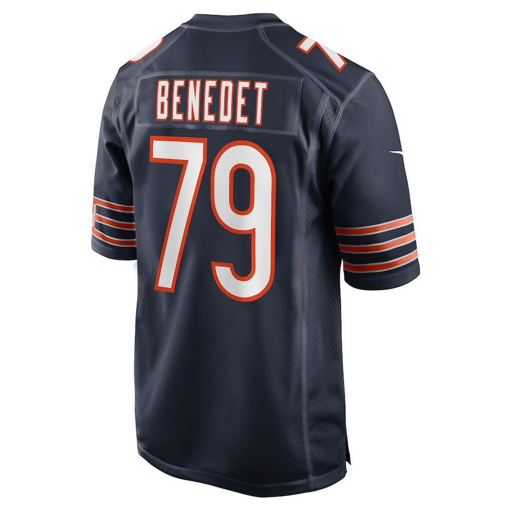 Theo Benedet Chicago Bears Team Game Jersey Navy | Nike for Sale