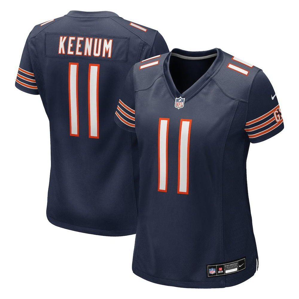 Case Keenum Chicago Bears Women's Team Game Jersey Navy | Nike for Sale