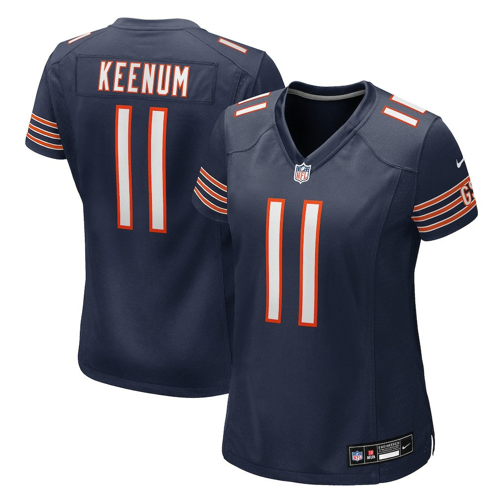 Case Keenum Chicago Bears Women's Team Game Jersey Navy | Nike for Sale