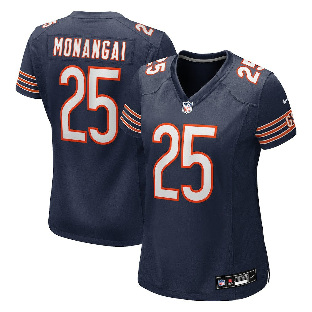 Kyle Monangai Chicago Bears Women's Team Game Jersey Navy | Nike for Sale