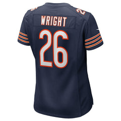 Nahshon Wright Chicago Bears Women's Team Game Jersey Navy | Nike for Sale