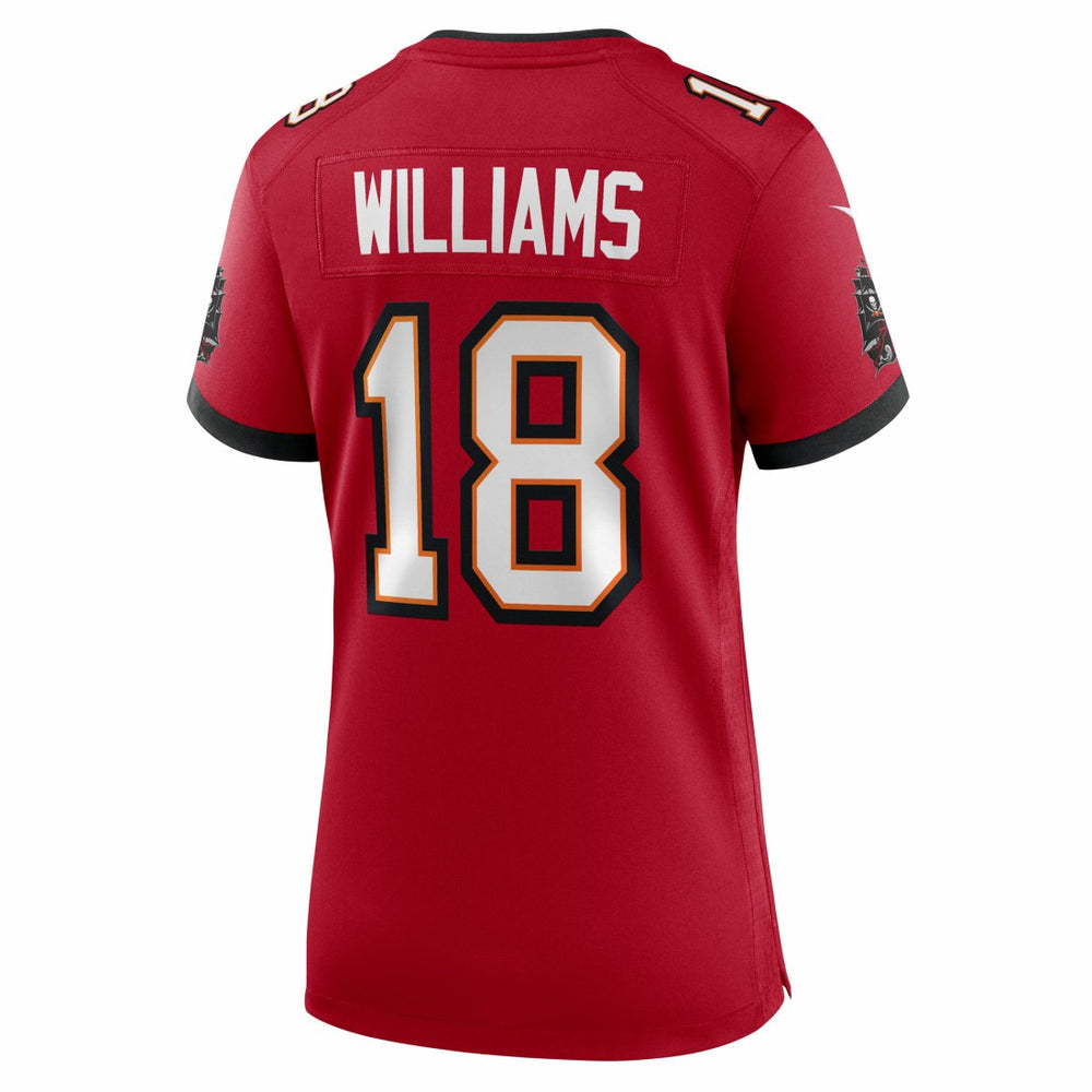 Josh Williams Tampa Bay Buccaneers Women's Team Game Jersey Red | Nike for Sale