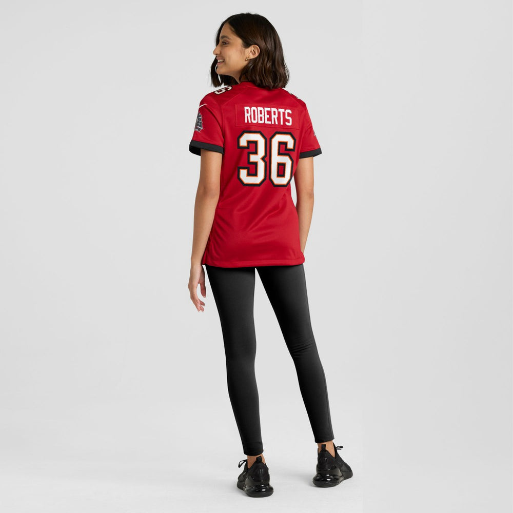 JJ Roberts Tampa Bay Buccaneers Women's Team Game Jersey Red | Nike for Sale