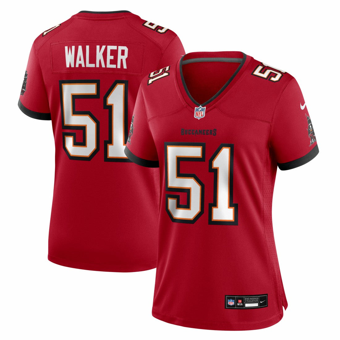 David Walker Tampa Bay Buccaneers Women's Team Game Jersey Red | Nike for Sale