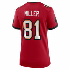 Ryan Miller Tampa Bay Buccaneers Women's Team Game Jersey Red | Nike for Sale