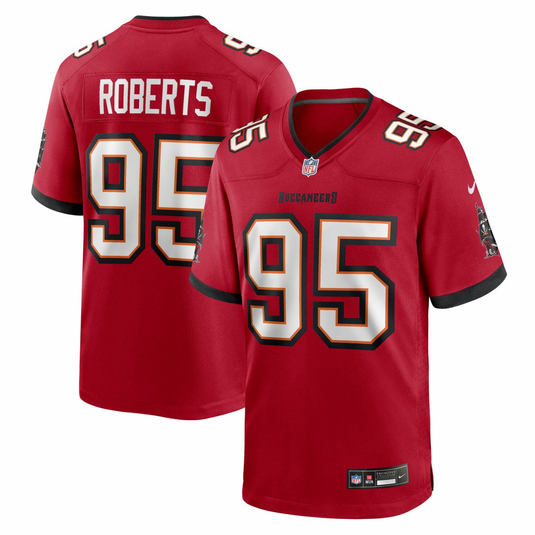 Elijah Roberts Tampa Bay Buccaneers Team Game Jersey Red | Nike for Sale