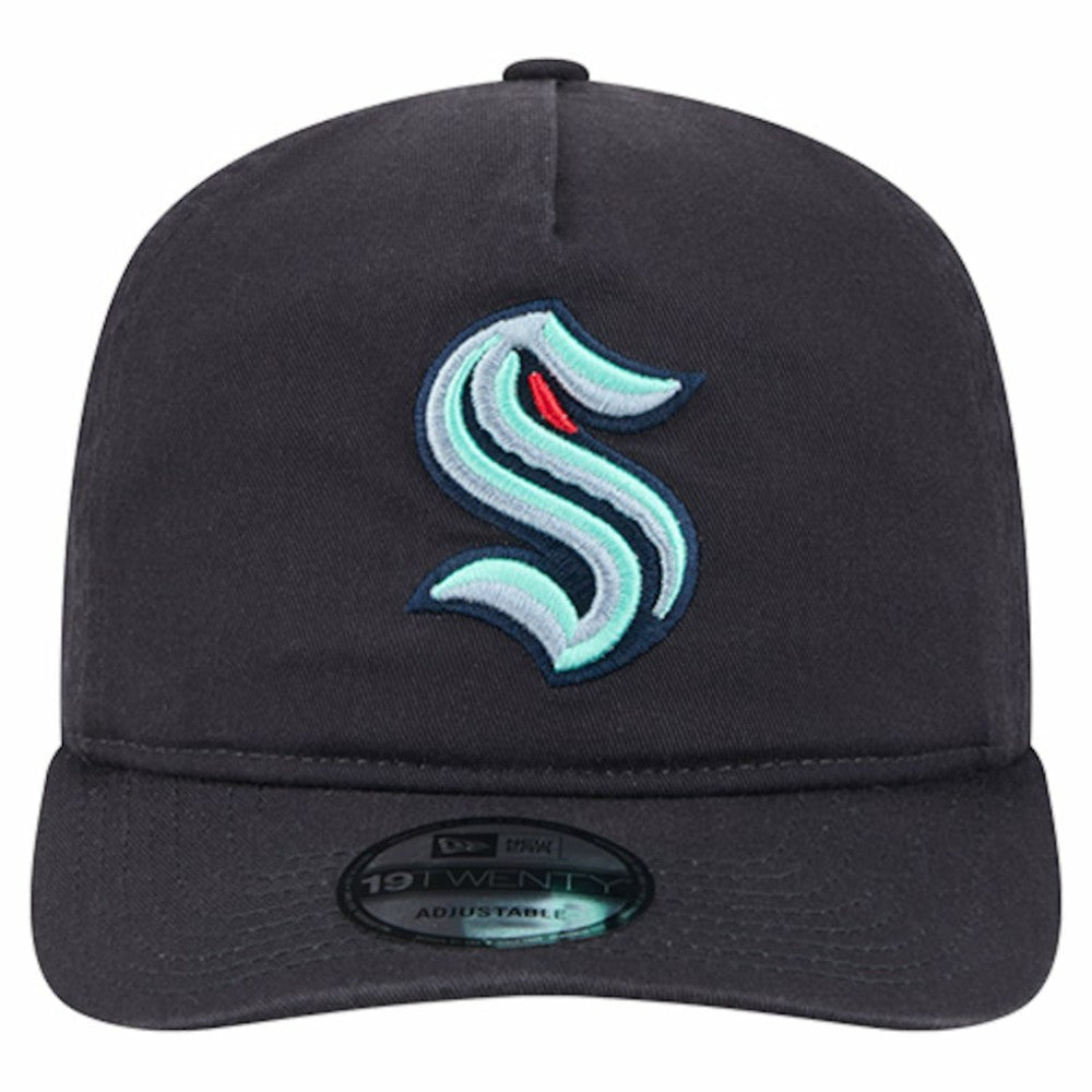 Seattle Kraken New Era 19TWENTY Adjustable Hat - Deep Sea Blue - NHL