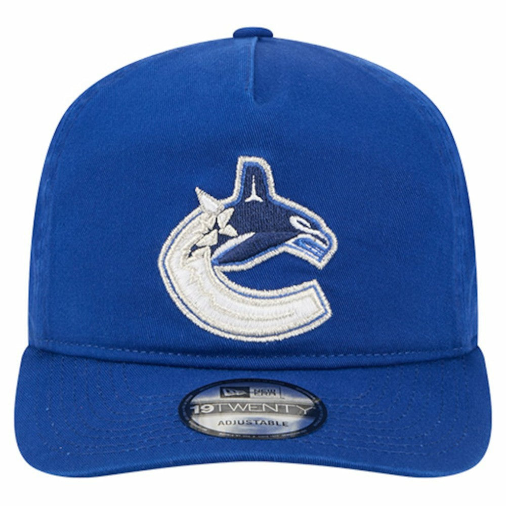 Vancouver Canucks New Era 19TWENTY Adjustable Hat - Blue - NHL