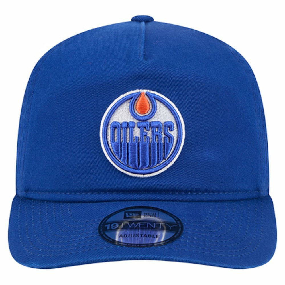 Edmonton Oilers New Era 19TWENTY Adjustable Hat - Royal - NHL