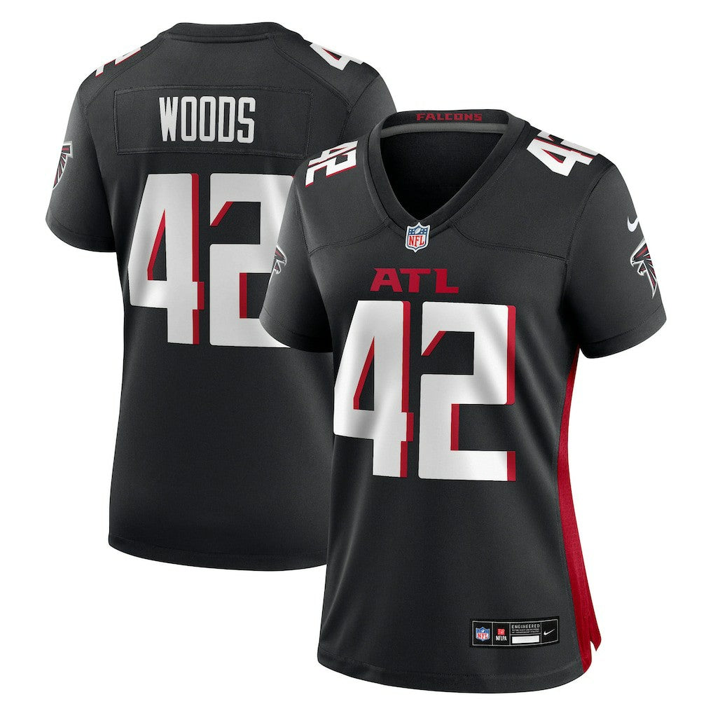 Josh Woods Atlanta Falcons Women's Team Game Jersey Black | Nike for Sale