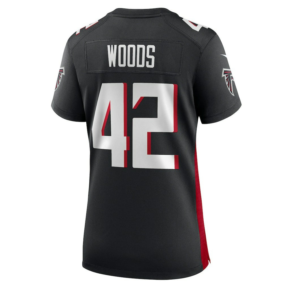 Josh Woods Atlanta Falcons Women's Team Game Jersey Black | Nike for Sale