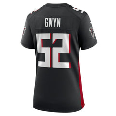 Jovaughn Gwyn Atlanta Falcons Women's Team Game Jersey Black | Nike for Sale
