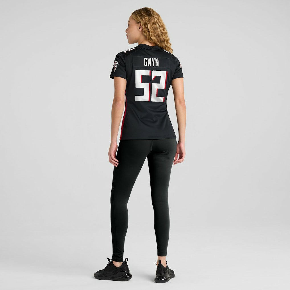 Jovaughn Gwyn Atlanta Falcons Women's Team Game Jersey Black | Nike for Sale