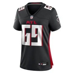 Jack Nelson Atlanta Falcons Women's Team Game Jersey Black | Nike for Sale