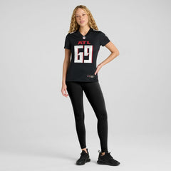 Jack Nelson Atlanta Falcons Women's Team Game Jersey Black | Nike for Sale
