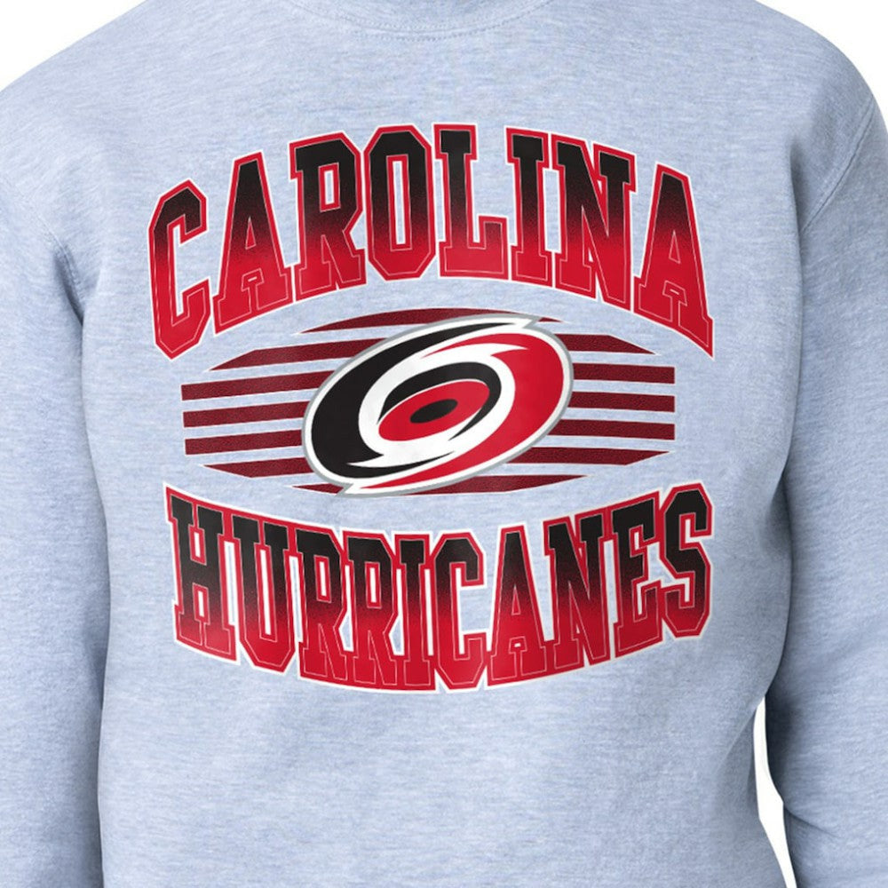 Carolina Hurricanes Starter Team Grit Graphic Fleece Pullover Sweatshirt - Gray - NHL