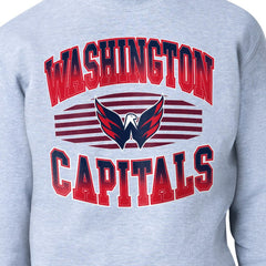 Washington Capitals Starter Team Grit Graphic Fleece Pullover Sweatshirt - Gray - NHL