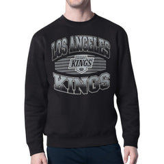 Los Angeles Kings Starter Team Grit Graphic Fleece Pullover Sweatshirt - Black - NHL