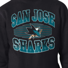 San Jose Sharks Starter Team Grit Graphic Fleece Pullover Sweatshirt - Black - NHL