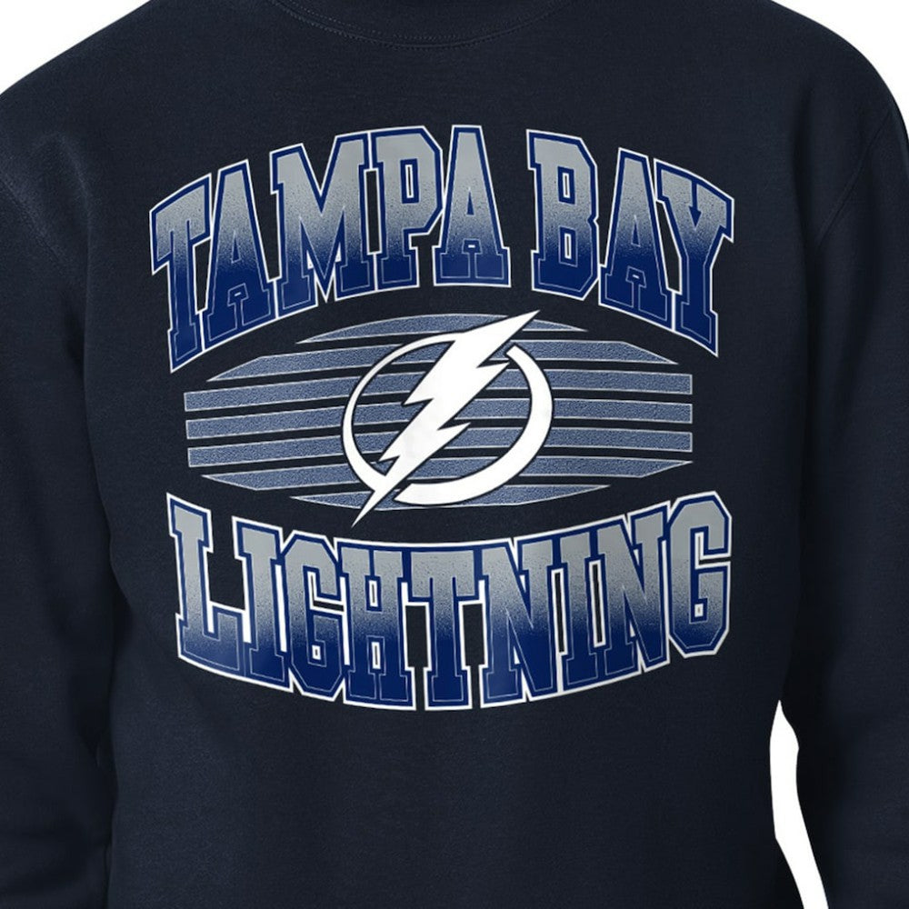 Tampa Bay Lightning Starter Team Grit Graphic Fleece Pullover Sweatshirt - Navy - NHL