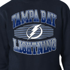 Tampa Bay Lightning Starter Team Grit Graphic Fleece Pullover Sweatshirt - Navy - NHL