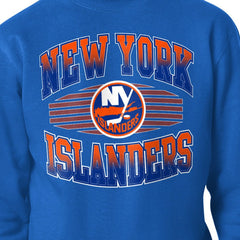 New York Islanders Starter Team Grit Graphic Fleece Pullover Sweatshirt - Royal - NHL