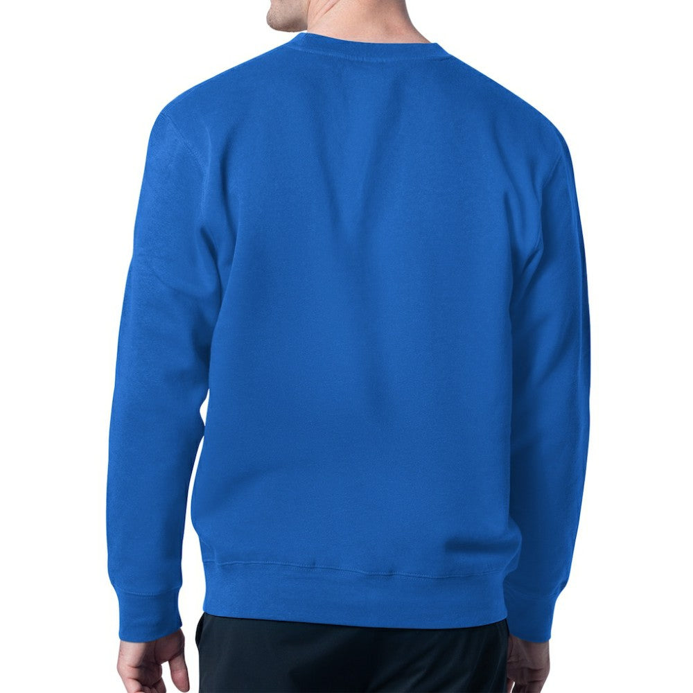 New York Rangers Starter Team Grit Graphic Fleece Pullover Sweatshirt - Blue - NHL