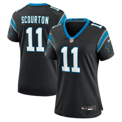 Nic Scourton Carolina Panthers Women's Team Game Jersey Black | Nike for Sale