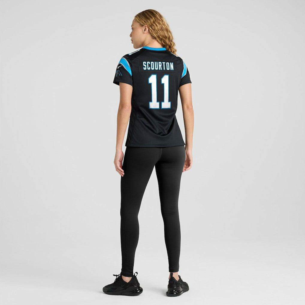 Nic Scourton Carolina Panthers Women's Team Game Jersey Black | Nike for Sale
