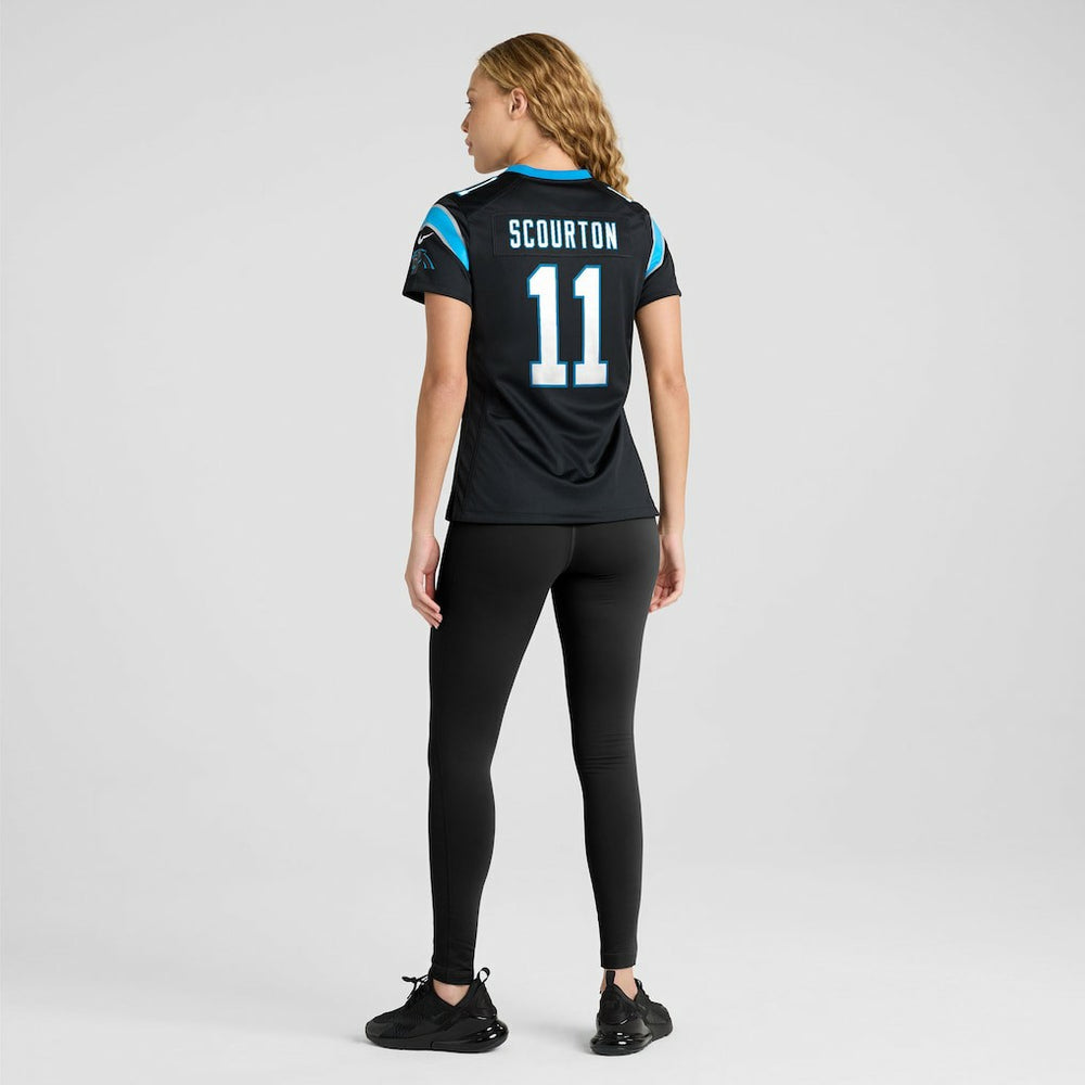 Nic Scourton Carolina Panthers Women's Team Game Jersey Black | Nike for Sale